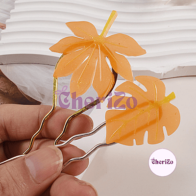 Premium Silicone 6 Cavities Floral Leafs Mould for Resin Casting | Flexible & Reusable Silicone Mould for DIY Crafts, Wall Hangings, Keychains, Home Decors & Resin Art Projects