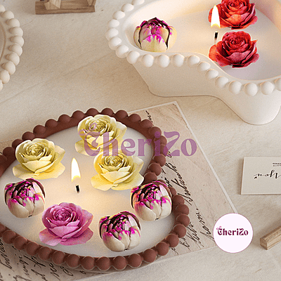 Premium Silicone Beaded Heart Design Mould for Multipurpose Uses (Resin Casting, Candle Making, Decorative Plates) | Flexible & Reusable Silicone Mould for DIY Crafts, Resin Arts, Home Decors & Gifts