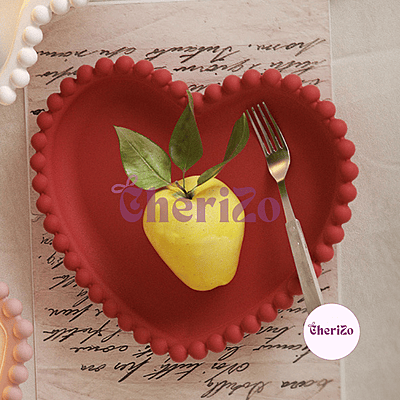 Premium Silicone Beaded Heart Design Mould for Multipurpose Uses (Resin Casting, Candle Making, Decorative Plates) | Flexible & Reusable Silicone Mould for DIY Crafts, Resin Arts, Home Decors & Gifts