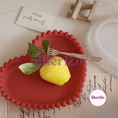 Premium Silicone Beaded Heart Design Mould for Multipurpose Uses (Resin Casting, Candle Making, Decorative Plates) | Flexible & Reusable Silicone Mould for DIY Crafts, Resin Arts, Home Decors & Gifts