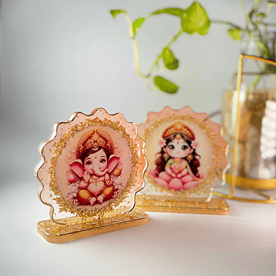 Premium Silicone 4 Cavities Mould for Resin Casting | Flexible Reusable Mould for DIY Crafts, Goddess Idols, Car Dashboards, Home Decors & More