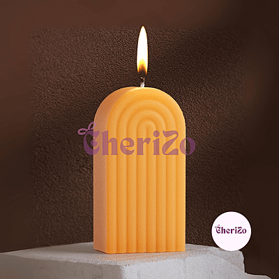 Premium Silicone Round Top Candle Mould for Candle Making | Flexible & Reusable Mould for DIY Crafts, Decorative Candles, Festive Decors, Home Decors & Gift Projects