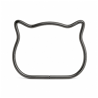 Asas para Bolso Metálicas Gato Plateadas 12*9cm Par (2 piezas) Asas para Bolso Metálicas Gato Plateadas 12*9cm Par (2 piezas)