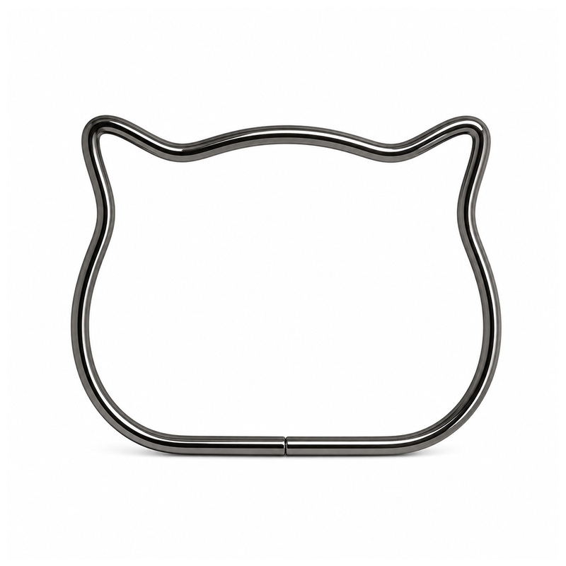 Asas para Bolso Metálicas Gato Plateadas 12*9cm Par (2 piezas) Asas para Bolso Metálicas Gato Plateadas 12*9cm Par (2 piezas)