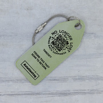 Aviationtag Airbus A320 - B-6279 QR Code - White