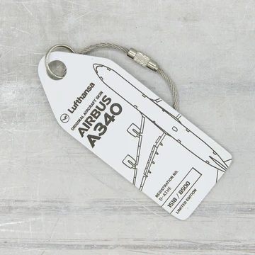 Aviationtag Lufthansa Airbus A340 - D-AIHE - White