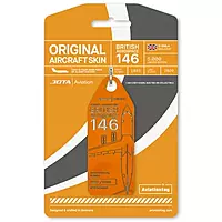 Aviationtag JOTA BAe 146 - G-SMLA Orange