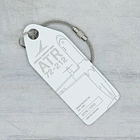 Aviationtag ATR72 - D4-CBU - White