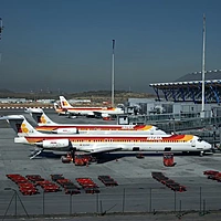 Aviationtag McDonnell Douglas MD-88 - EC-FJE - White