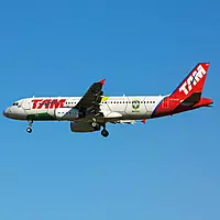 Aviationtag Airbus A320 - PR-MAP - White