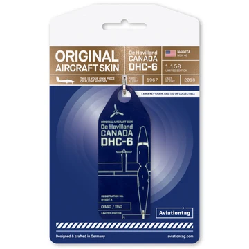 Aviationtag De Havilland Canada DHC-6 - N460TA - Dark Blue