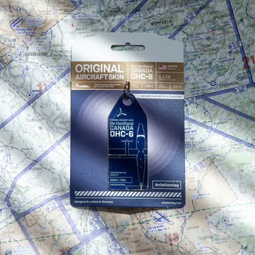 Aviationtag De Havilland Canada DHC-6 - N460TA - Dark Blue