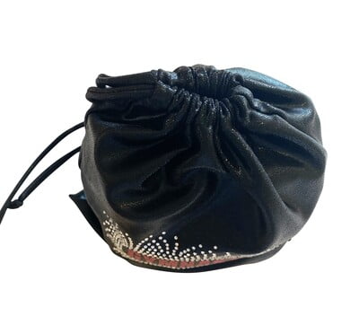 BLACK & HOT PINK SHINY MYSTIQUE GRIP BAG BLACK & HOT PINK SHINY MYSTIQUE GRIP BAG