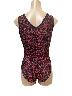 RED / BLACK LYCRA PRINT