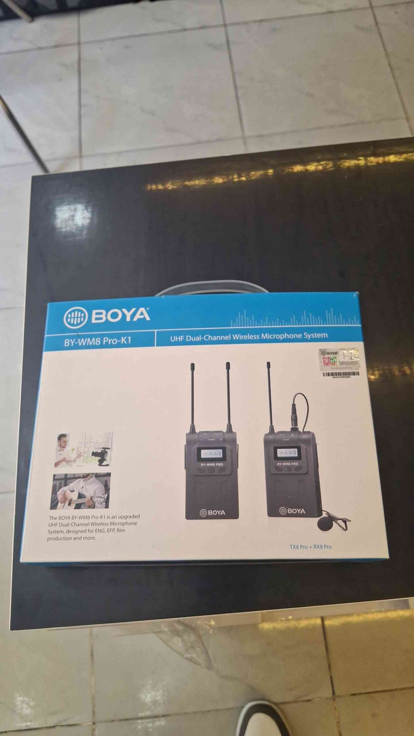 Boya BY-WM8 Pro-K1 UHF Dual Channel Wireless Microphone System
