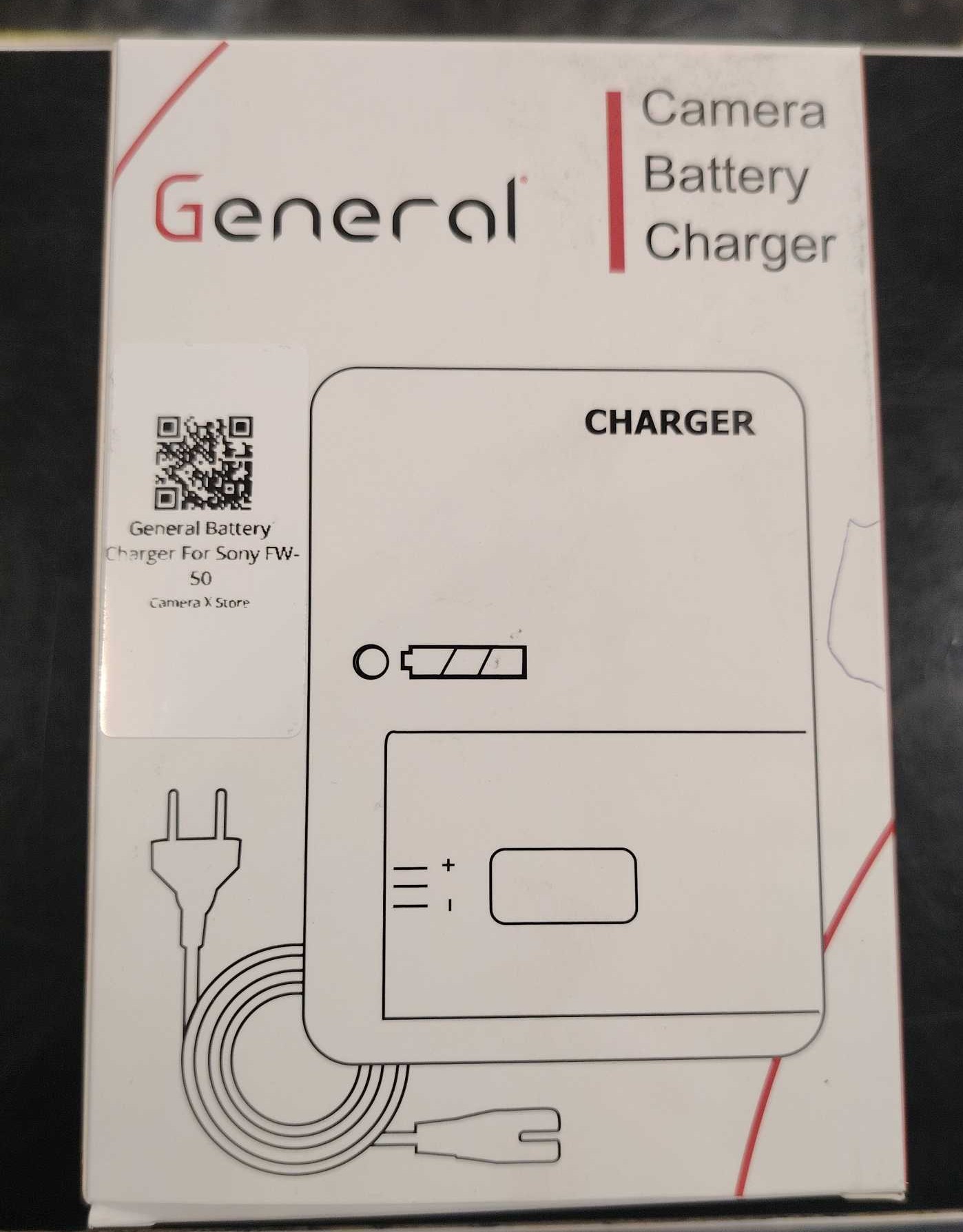 General Battery Charger For Sony FW-50