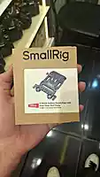 SmallRig V Mount Battery Plate with Dual 15mm Rod Clamp 3016