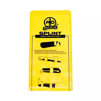 Attelle, matelassée, malléable, taille minimale 10,2 cm x 61 cm (4 po x 24 po)