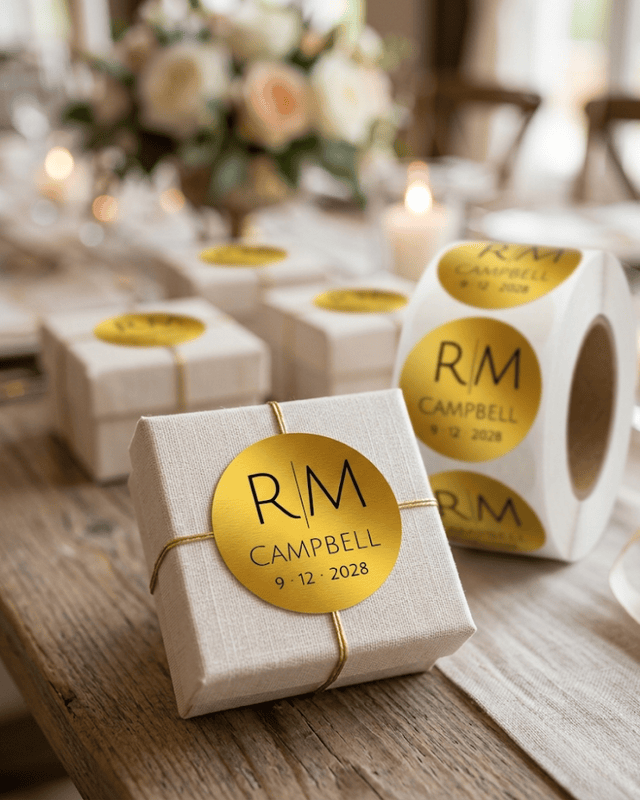 Aura Favor Stickers, Set of 10