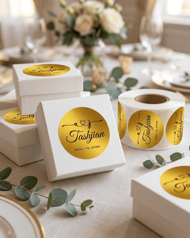 Aura Favor Stickers, Set of 10
