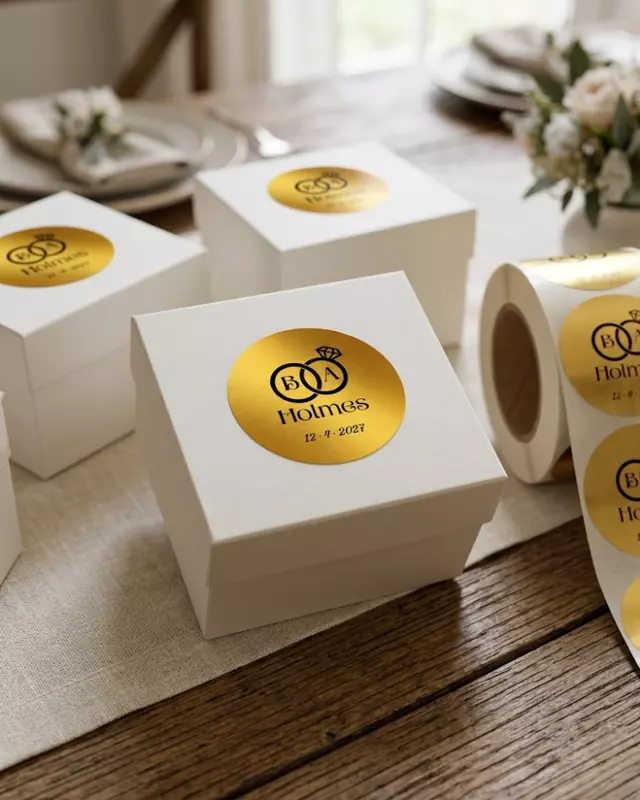 Aura Favor Stickers, Set of 10