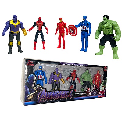 Avengers Action Superhero Figures Playset for Kids