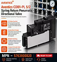 Aventics Pneumatic Directional Valve CD01-PL-5/2SR