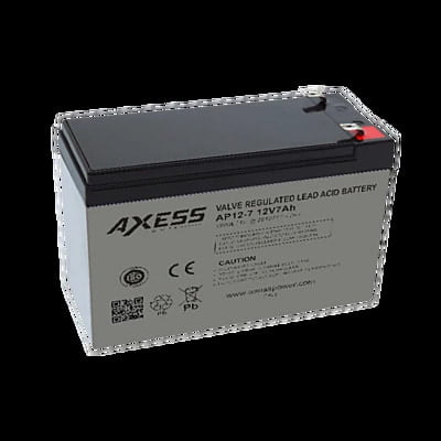 Battery Lead Acid (Valve Regulated) 12V 7AH | Axess Italy | 12 Months Warranty
