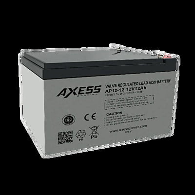Battery Lead Acid (Valve Regulated) 12V 12AH | Axess Italy | 12 Months Warranty
