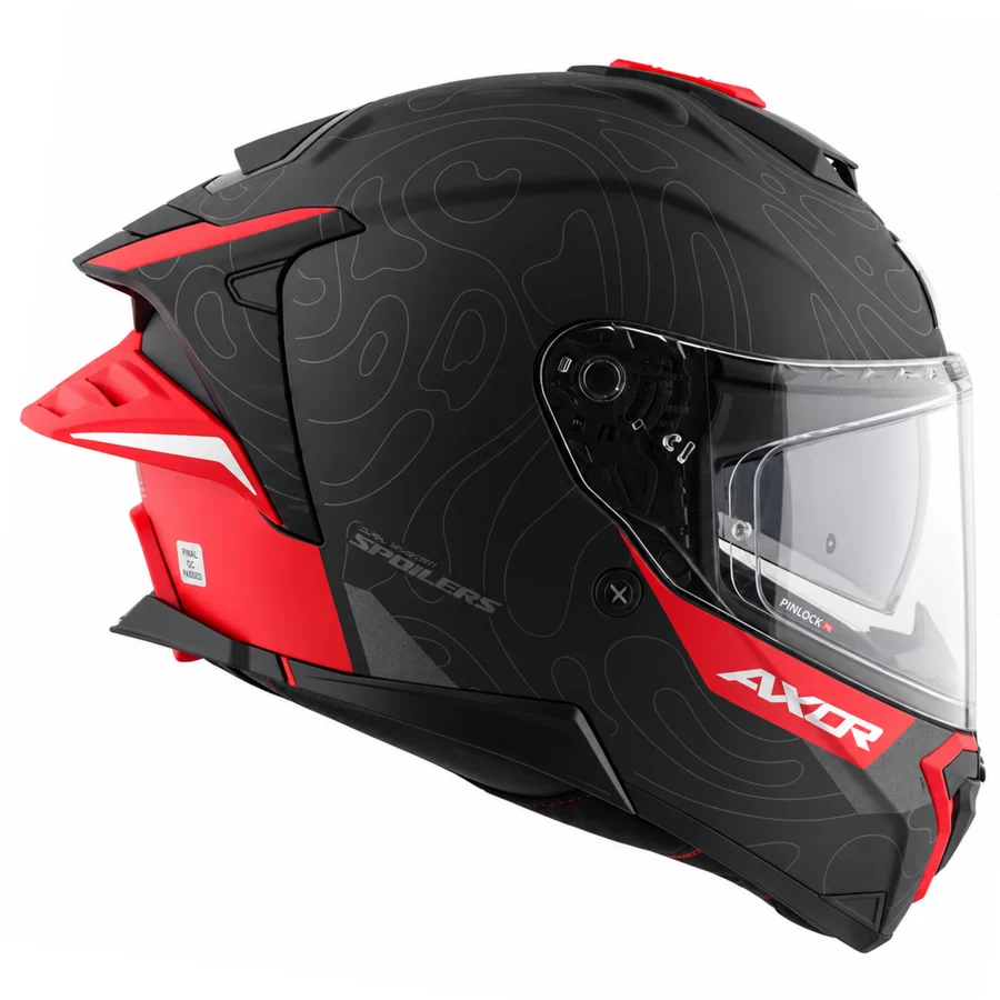 AXOR BRUTALE AIRWAVES DULL BLACK RED D/V (L)