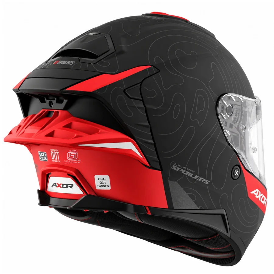 AXOR BRUTALE AIRWAVES DULL BLACK RED D/V (M)