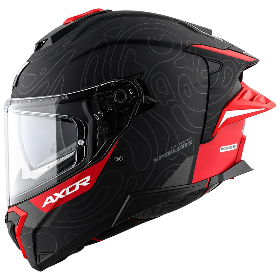 AXOR BRUTALE AIRWAVES DULL BLACK RED D/V (L) AXOR BRUTALE AIRWAVES DULL BLACK RED D/V (L)