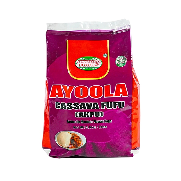 26076     Ayoola Cassava Fufu 0.9kg X 20