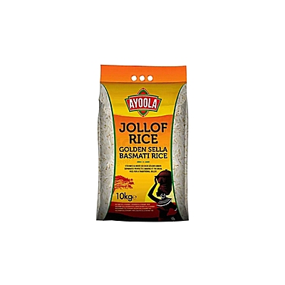25451 Ayoola Jollof Golden Sella Basmati Rice 10kg