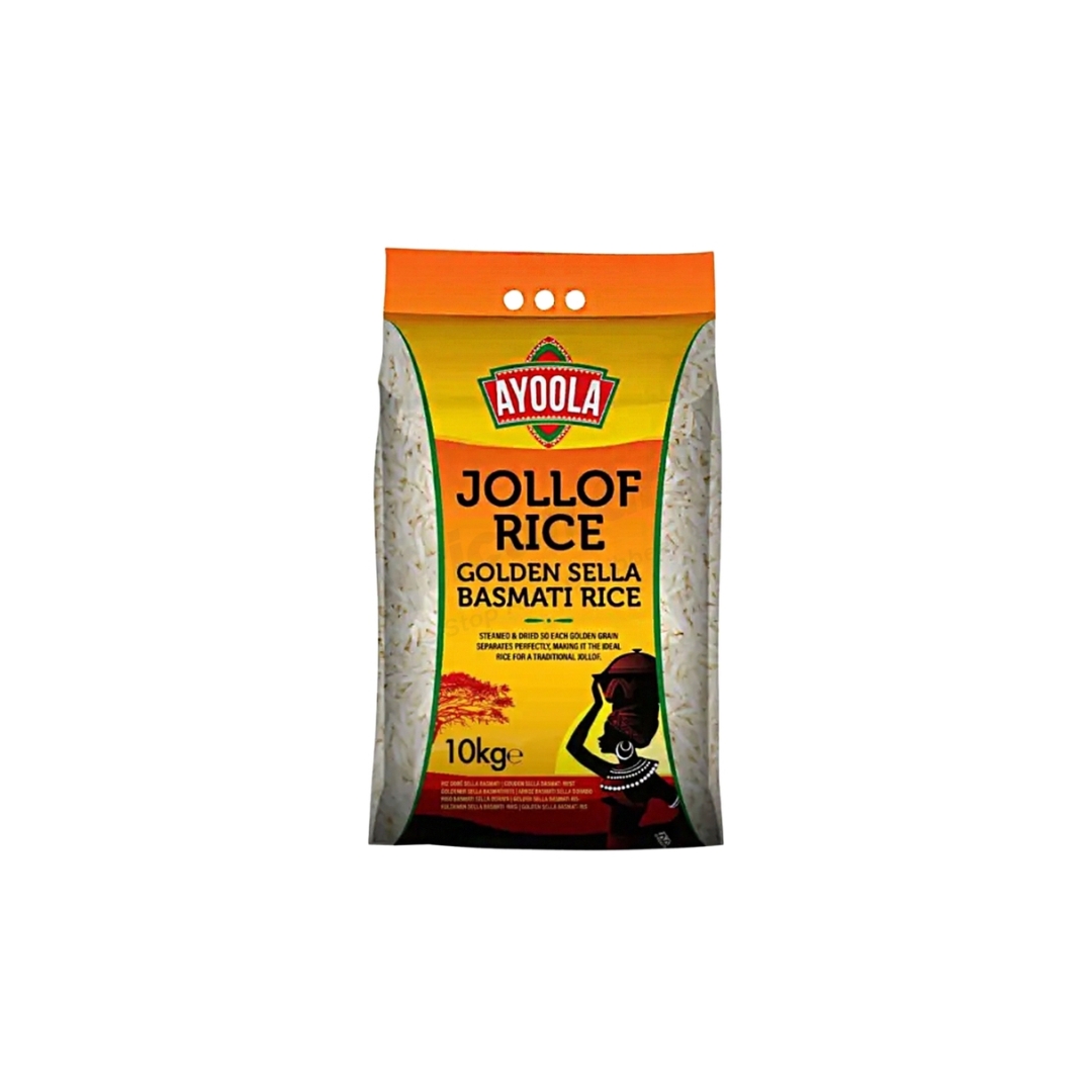 25451 Ayoola Jollof Golden Sella Basmati Rice 10kg