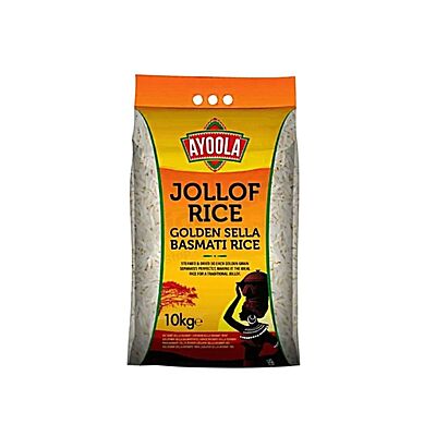 25451 Ayoola Jollof Golden Sella Basmati Rice 10kg