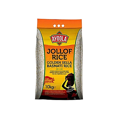 25451     Ayoola Jollof Golden Sella Basmati Rice 10kg