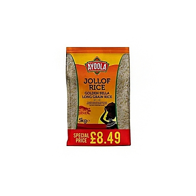 24866 Ayoola Jollof Golden Sella Basmati Rice 5kg