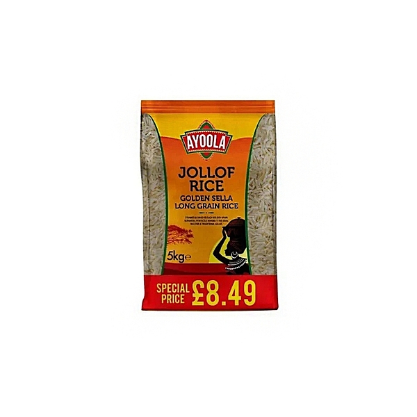 24866 Ayoola Jollof Golden Sella Basmati Rice 5kg