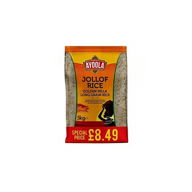 24866 Ayoola Jollof Golden Sella Basmati Rice 5kg