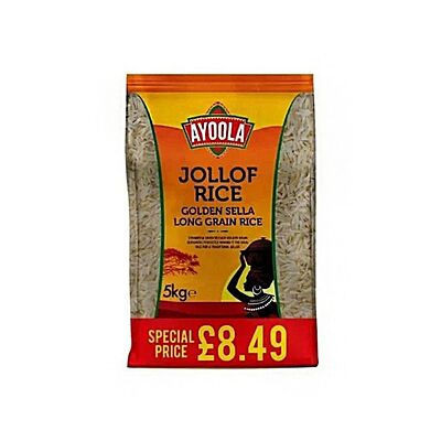 24866 Ayoola Jollof Golden Sella Basmati Rice 5kg