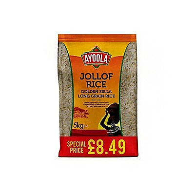 24866 Ayoola Jollof Golden Sella Basmati Rice 5kg