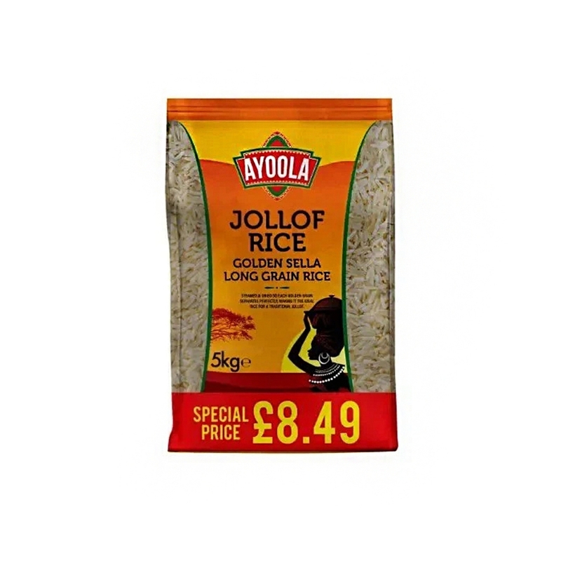 24866 Ayoola Jollof Golden Sella Basmati Rice 5kg