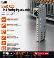 B&R X20 Analog Input Module 1744