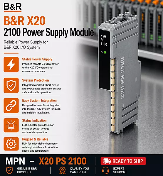 B&R X20 Power Supply Module 2100