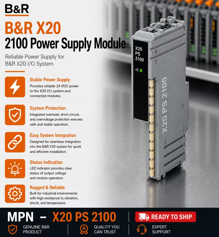 B&R X20 Power Supply Module 2100