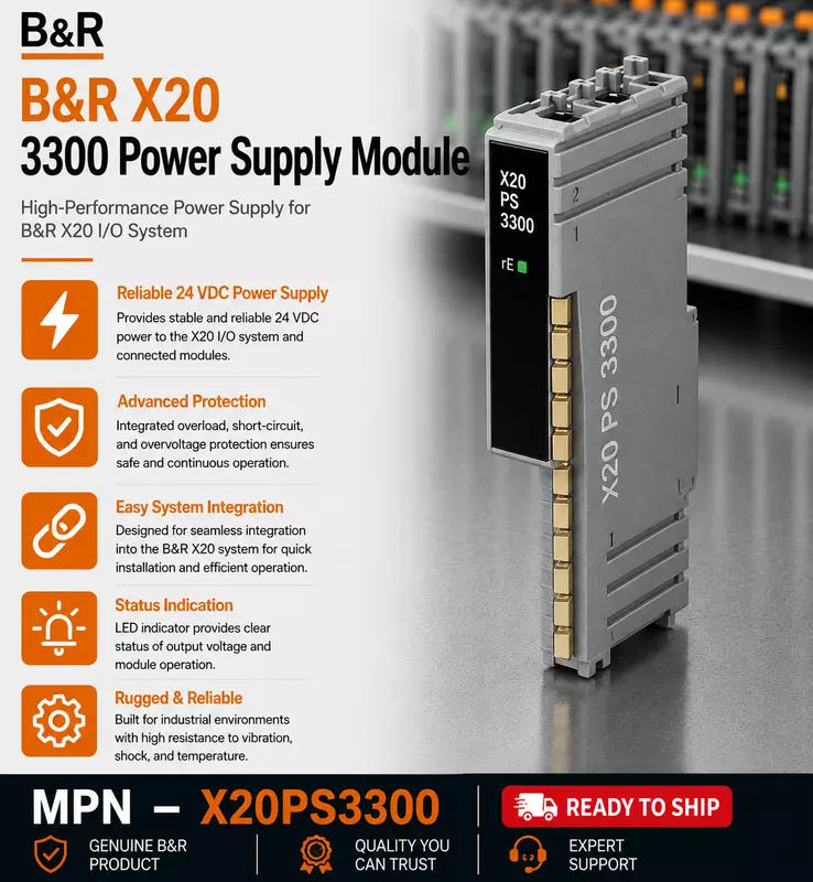 B&R X20 Power Supply Module 3300