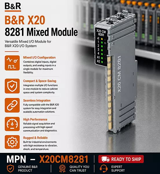 B&R X20 Mixed Module 8281