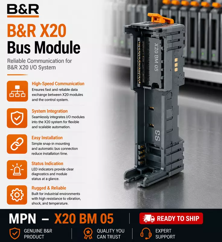 B&R Bus Module X20 BM05