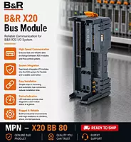 B&R Bus Module X20 BB 80